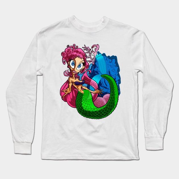 Ariel Long Sleeve T-Shirt by mallaard